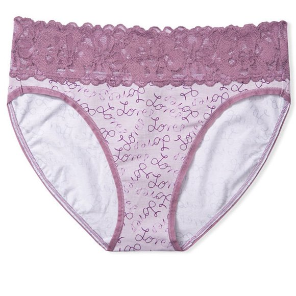 XL Love ❤️ VS Lace-Waist High-Leg Brief 💕 - Picture 7 of 16